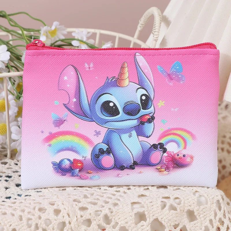Cartoon Coin Purse PU Leather Zipper Wallet- Colour: 8